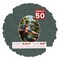 Dark Grey Suede Mat Board for 8.5x11 Frames - Oval Opening for 6x8 Photos